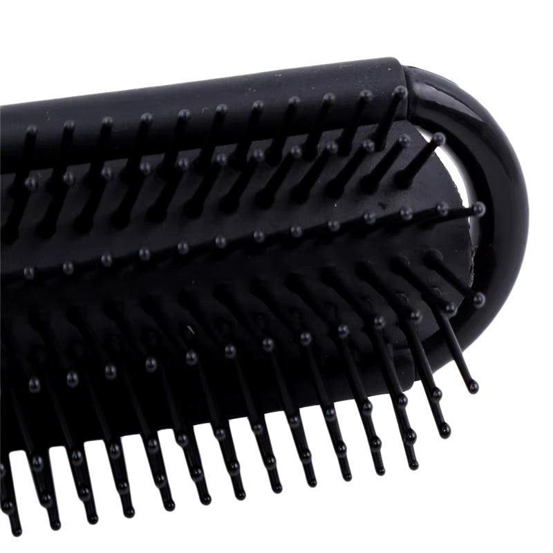 1PC Professional Travel Hair Comb Portable Folding Hair Brush with Mirror Compact Pocket Size Purse Travel Comb